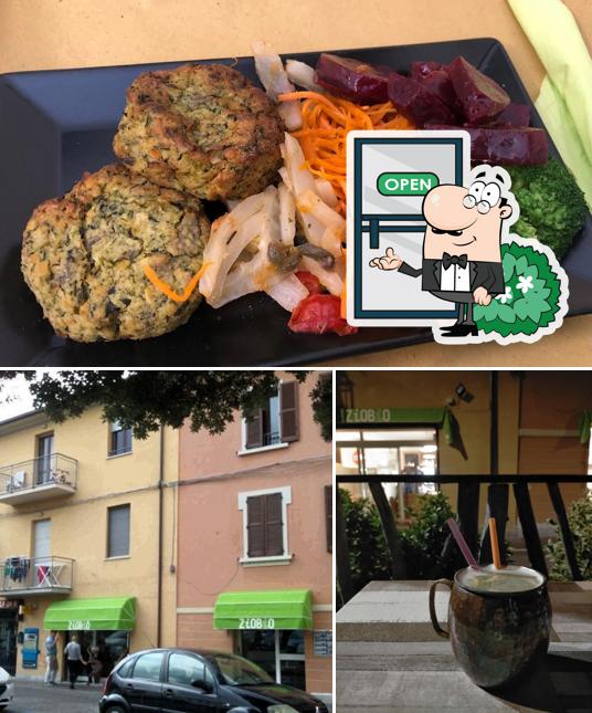 Tra le diverse cose da Zio Bio 100% natura si possono trovare la esterno e cibo