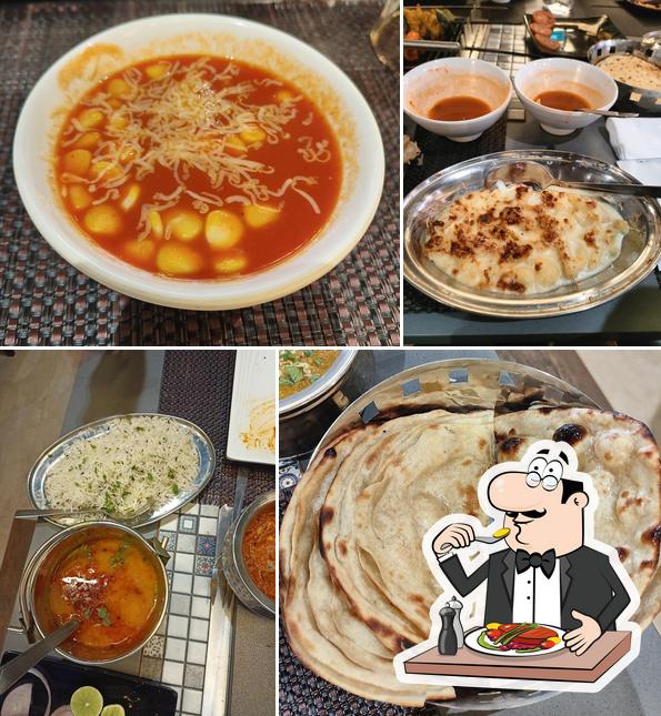 Food at Saffron Restaurant