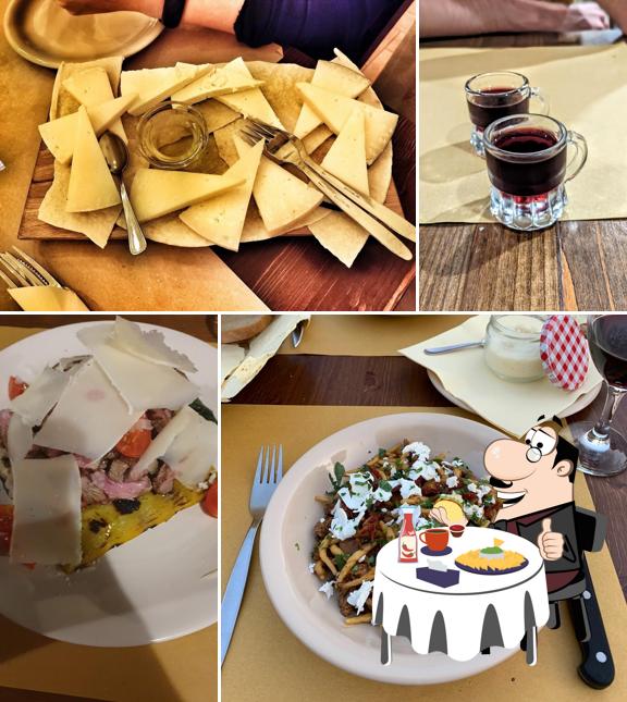 Piatto di formaggi al U Campu Du Pastori-Osteria