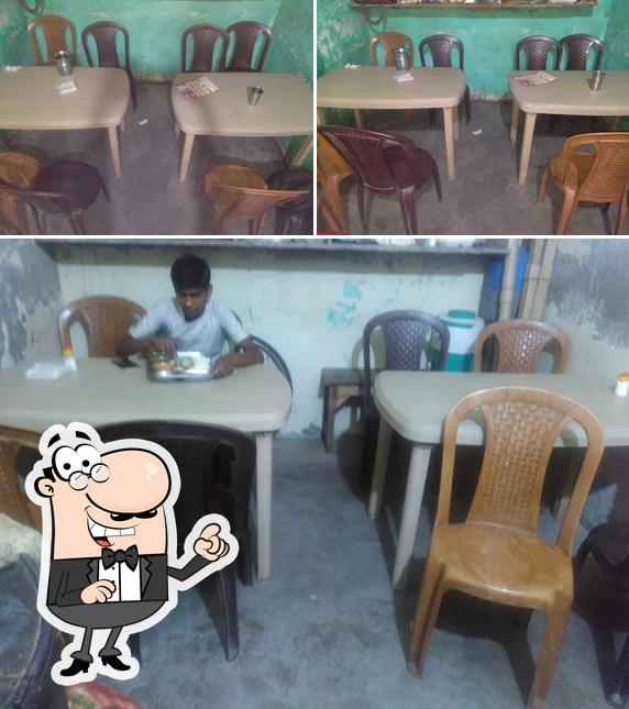 The interior of Balaji Restaurant