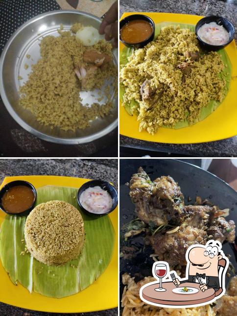 Food at Old Town Donne Biryani