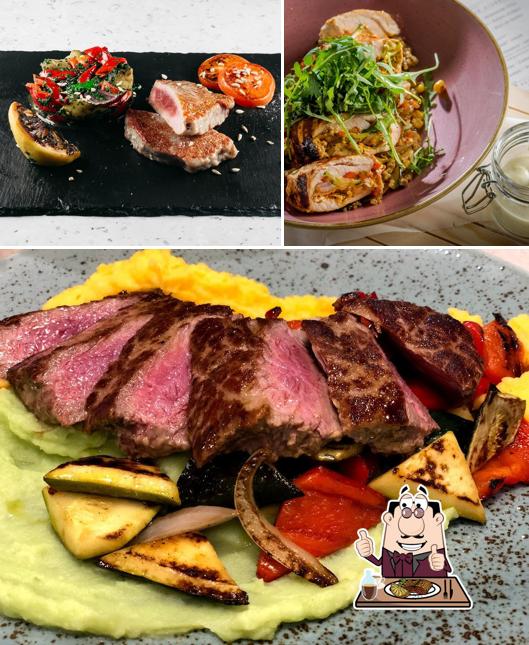 Prenditi i un pasto a base di carne a Health in