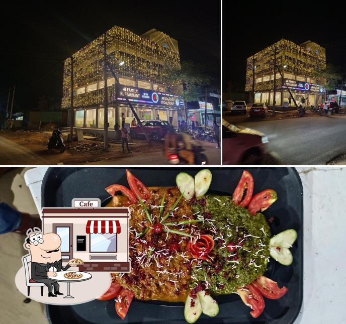 Among different things one can find exterior and food at A1 FAMILY RESTAURANT