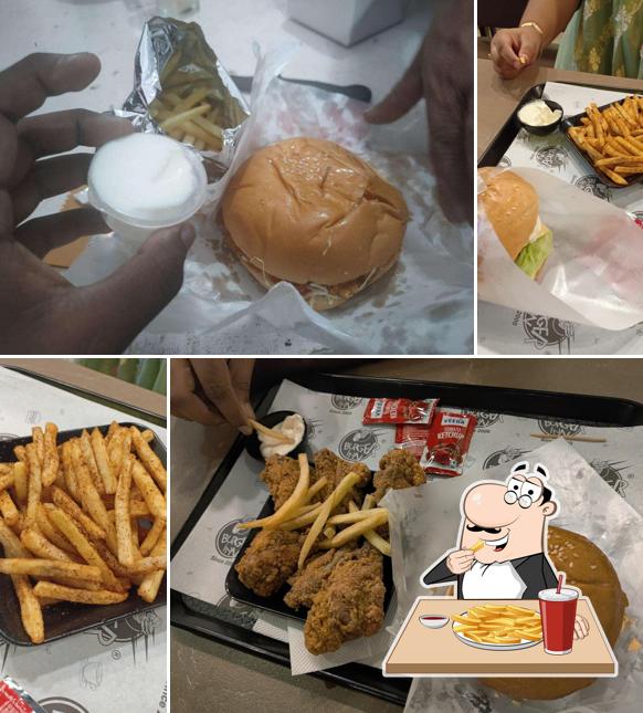 French fries at Burger Inn Chalakudy