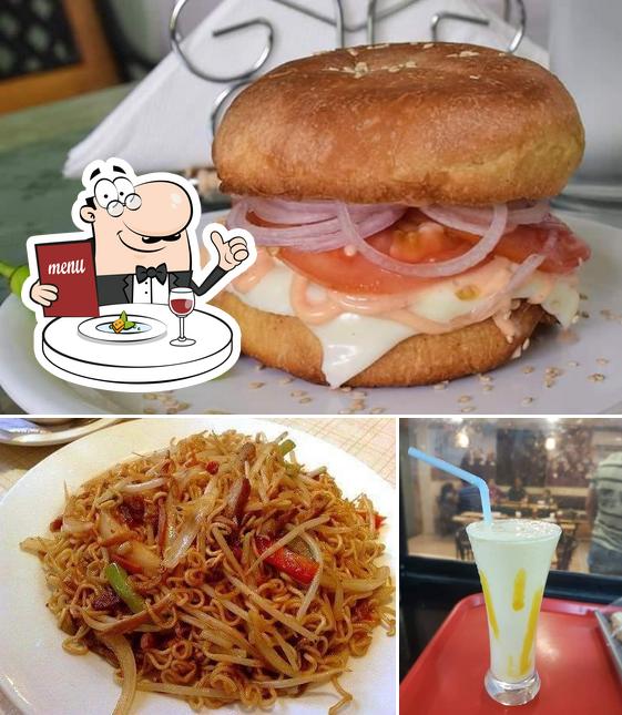 This is the picture depicting food and beverage at Cafe Aashiyan