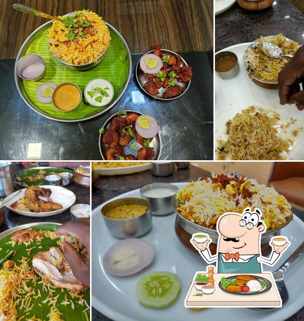 Meals at ER Hyderabad Biryani