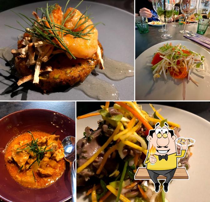 Ordina la cucina di mare a Thai-Restaurant Kinkaho