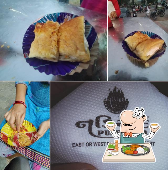 Food at Nadiyad puff wala palanpur