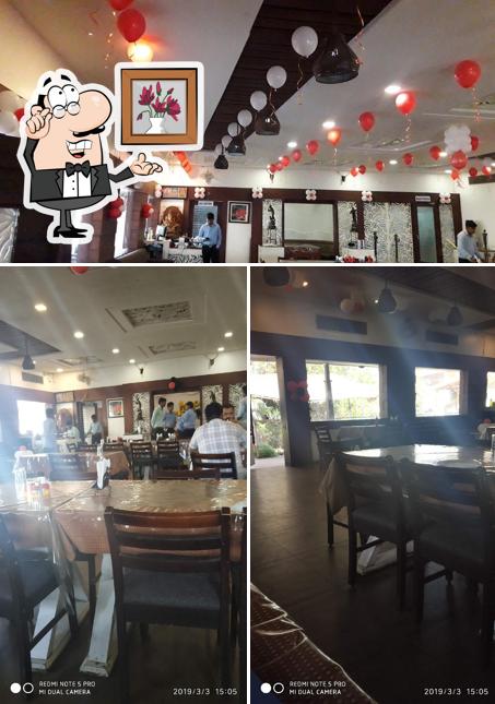 The interior of Puttu Veg Restaurant
