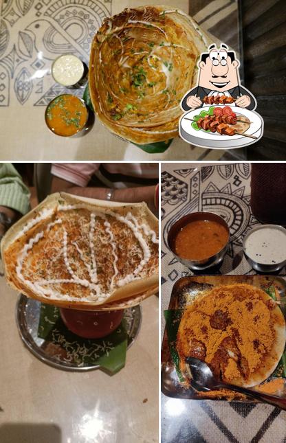 Meals at South Indian Brahmin Cafe