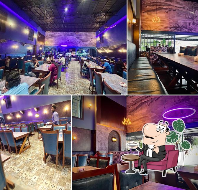 The interior of Urula Restaurant Kakkanad