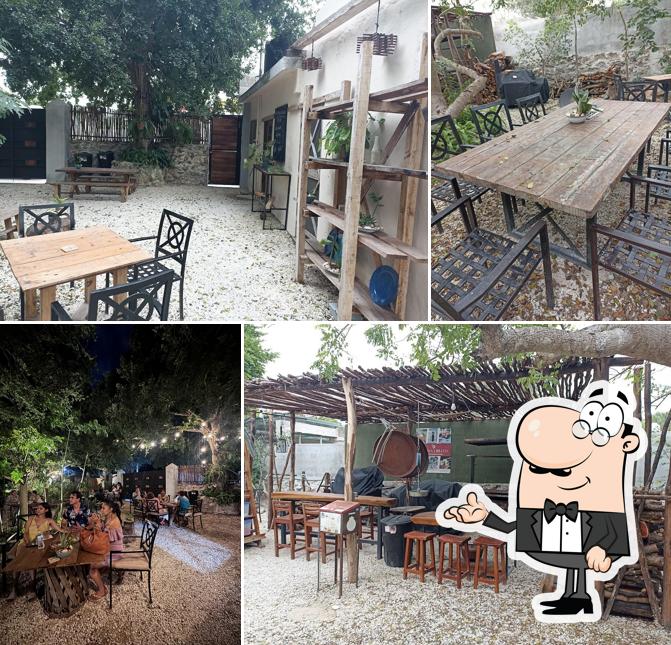 The interior of Casona Ciruelo