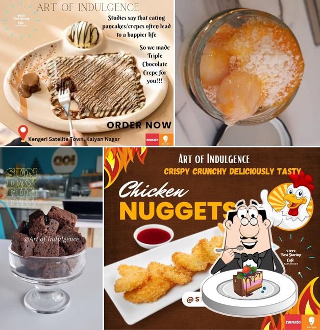 Chocolate cake at Art Of Indulgence - A Cafe