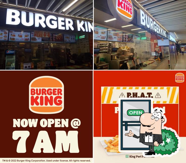 The exterior of Burger King