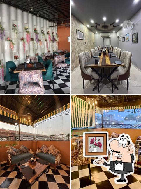The interior of Desi Addicts