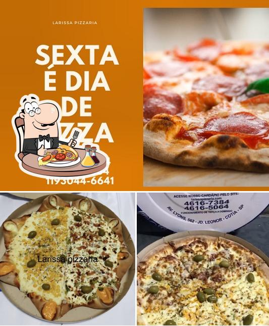 Escolha diferentes estilos de pizza