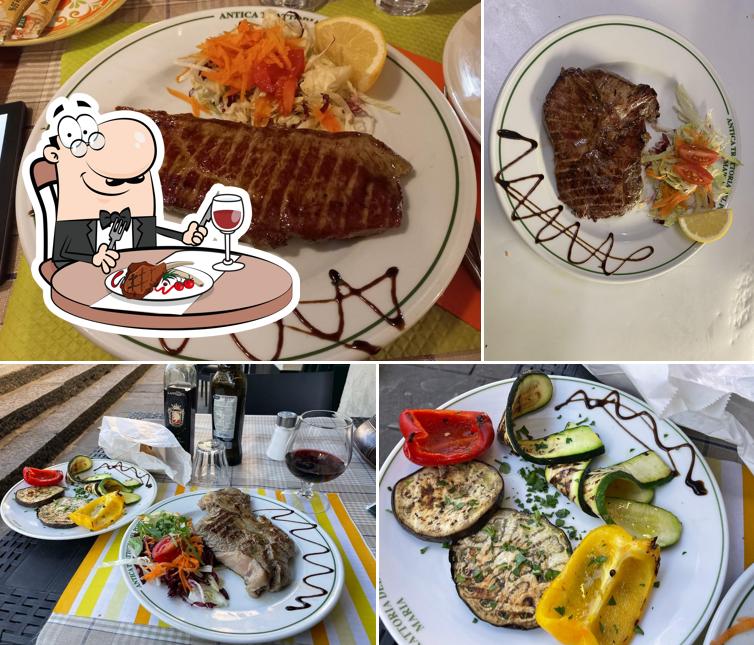 Ordina i piatti di carne a Antica Trattoria Maria Del Porto