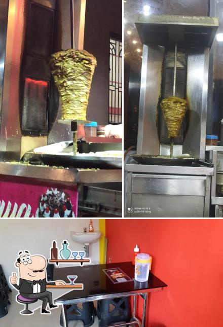 The interior of Arabian Shawarma