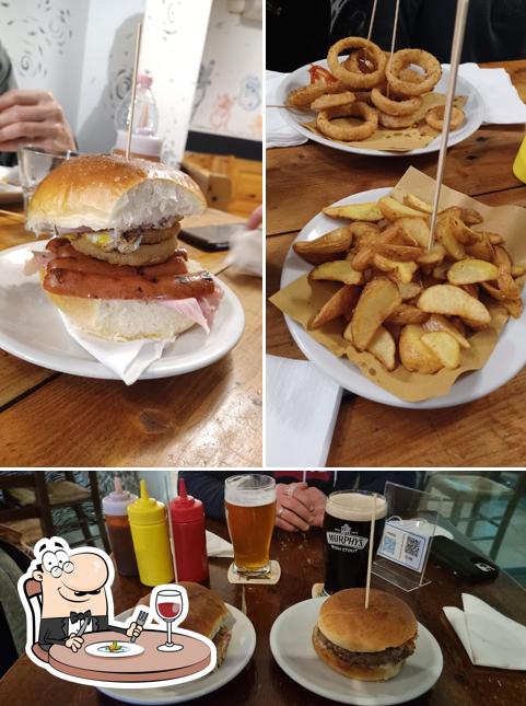 Panino con maiale stirato al Fitz Birrificio Genovese