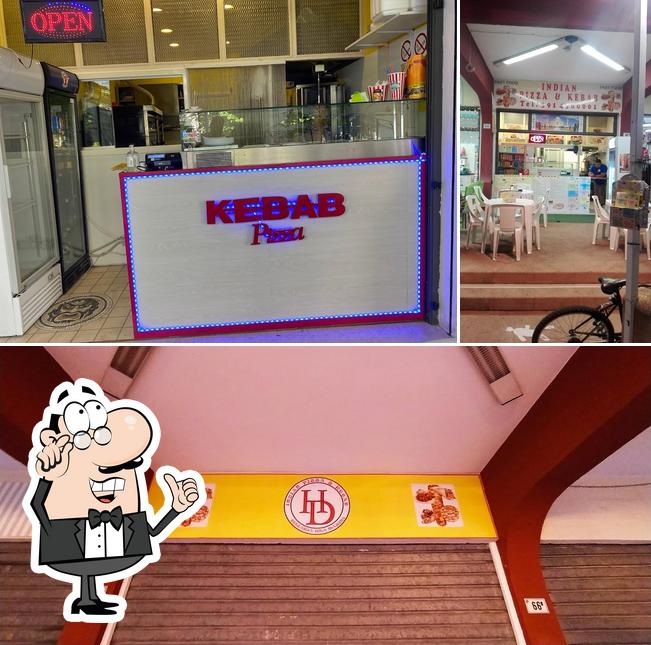 Gli interni di Indian Pizza Kebab Fast Food