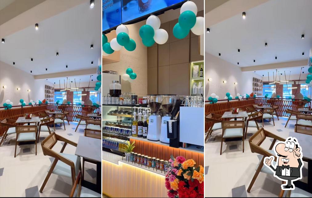 The interior of Love Over Coffee Jodhpur