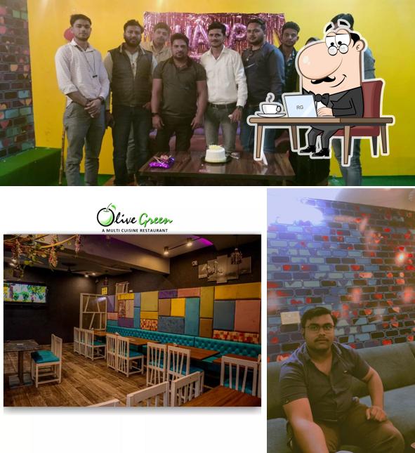 Check out how Olive Green Restro & Cafe looks inside