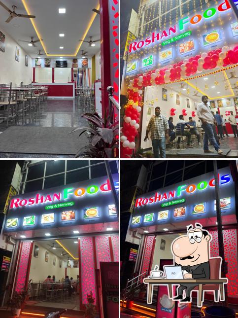 The interior of ROSHAN FOODS