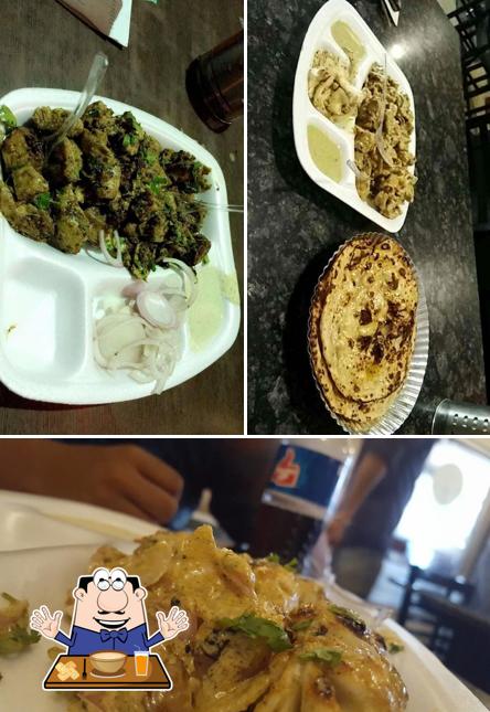 Food at Tikka Times veg. Restro