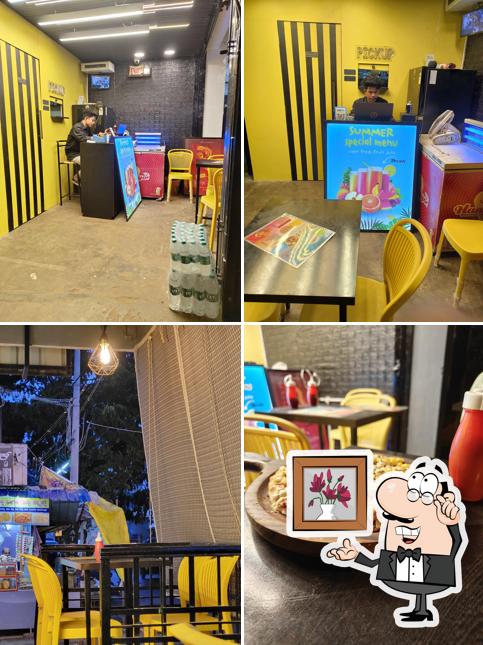 The interior of THUNDER - Cafe & Restaurant J.C Layout Harihar