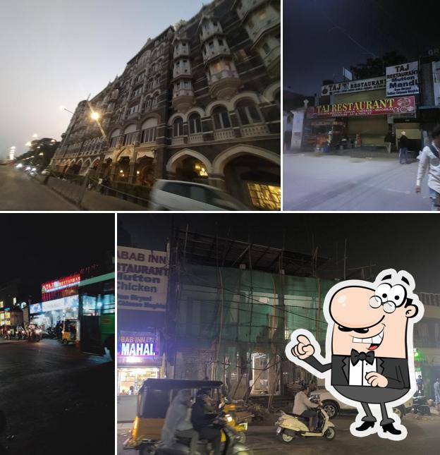 The exterior of Taj Restaurant