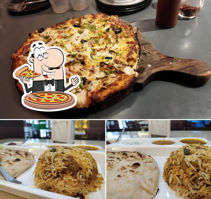 Pick different types of pizza