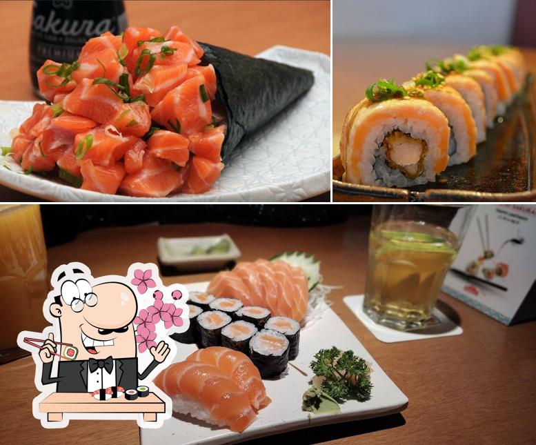 Rolos de sushi são oferecidos por Temakeria Paulista