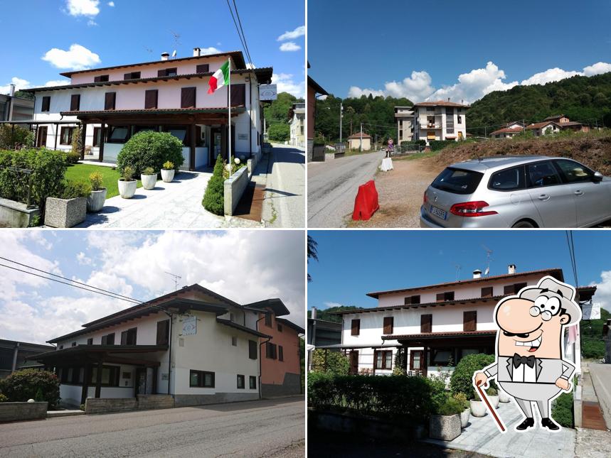 Puoi goderti l'aria fresca da seduto all'esterno di Albergo Ristorante Fontana San Rocco