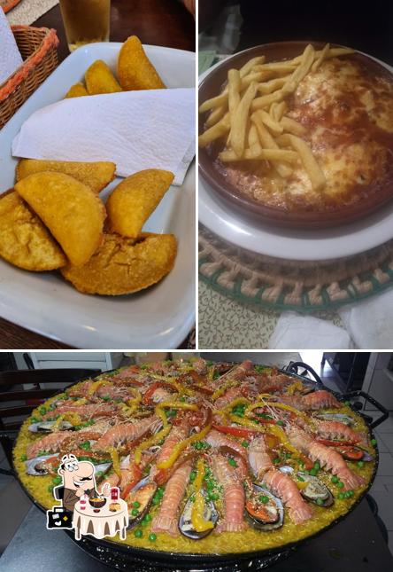 Platos en Restaurante Canto da Marechal