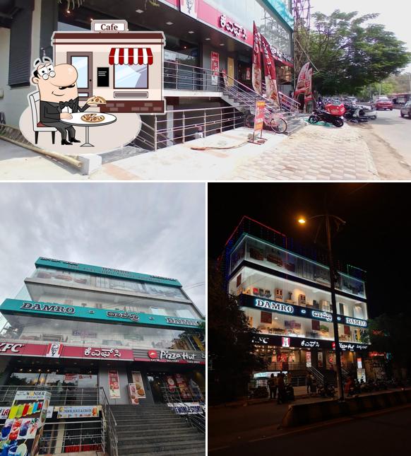 The exterior of KFC