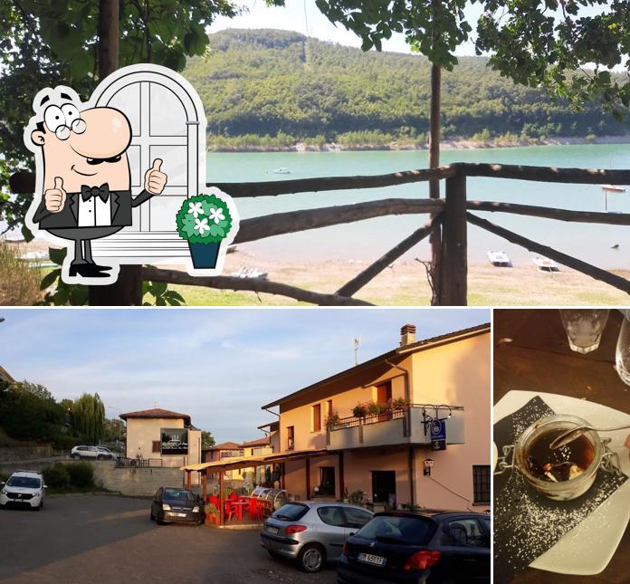 La Terrazza sul Lago si caratterizza per la esterno e cibo