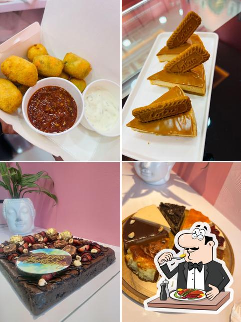 Food at Basque cheesecakes & desserts