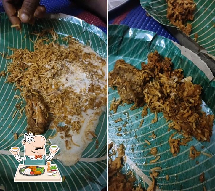 Food at Hot Bucket Biryani - Khammam