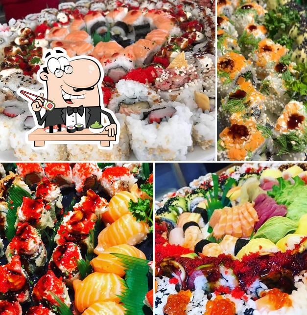 Prova le diverse opzioni di sushi