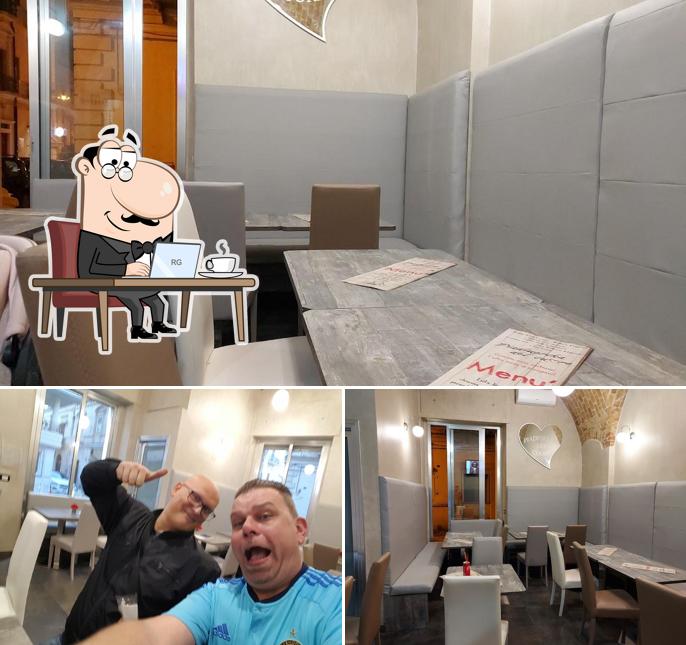 Gli interni di Piadinerika Del Cuore