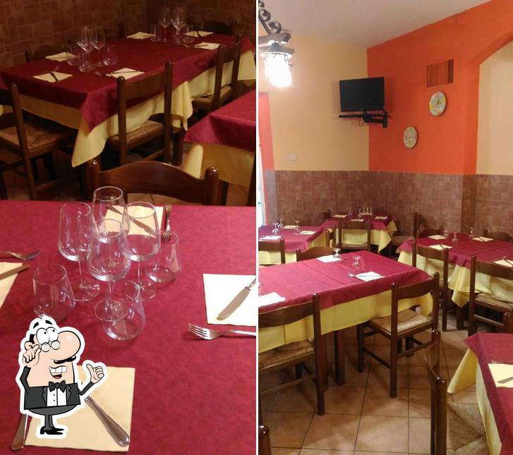 Gli interni di Trattoria Pizzeria la Grotta