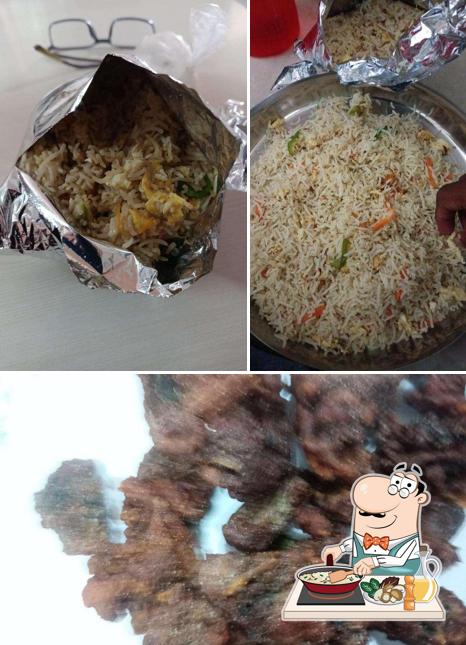 Fried rice at red mirchi