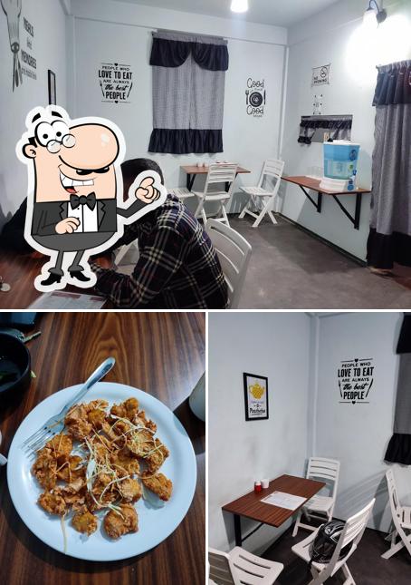 The interior of Tasty Bites Restaurant