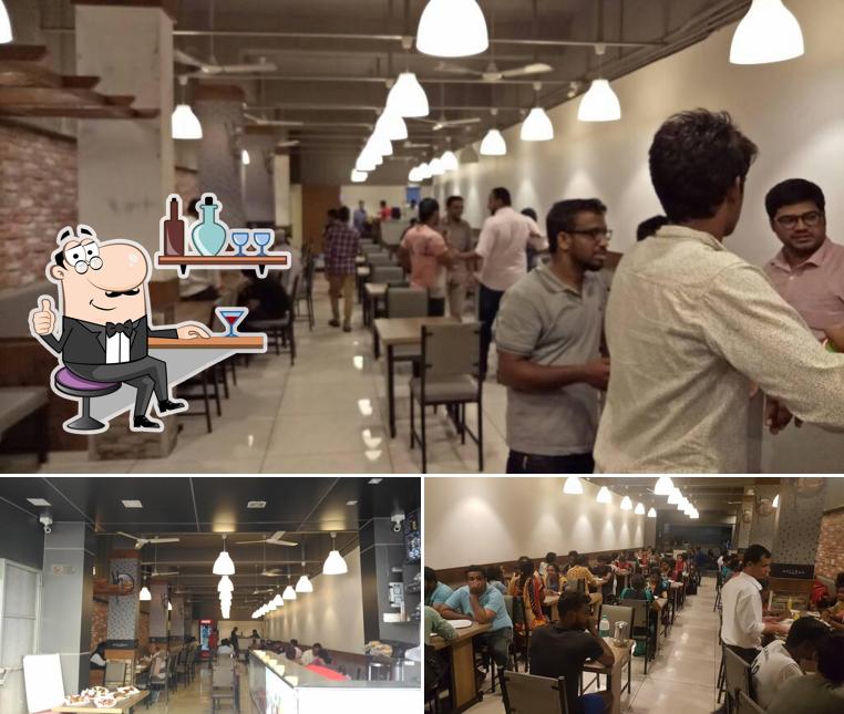 The interior of Tasty Paradise - Veg and Non Veg Restaurant in Malleswaram