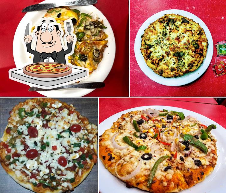 Try out pizza at The Pizza Corner