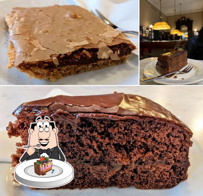 Gâteau au chocolat à Café Sperl