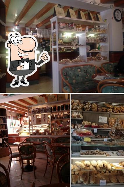 Tra le diverse cose da Panificio Cortese di Cortese Fabrizio & C. Snc si possono trovare la interni e cibo