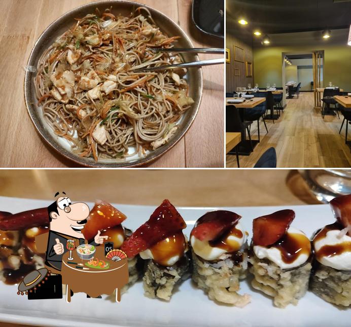 Jeran Sushi Japanese Restaurant si caratterizza per la cibo e interni