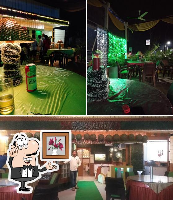 Take a seat at one of the tables at Pinto Bar & Restaurant
