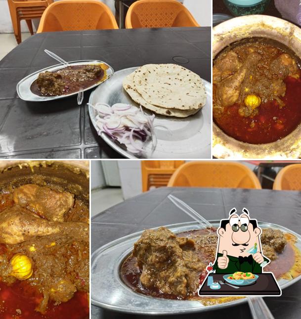 Food at Champaran Meat House, Gaur Chowk